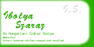 ibolya szaraz business card
